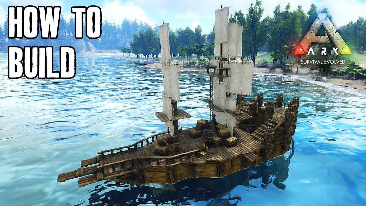 ARK - Boat Base (Raft) / HOW TO BUILD