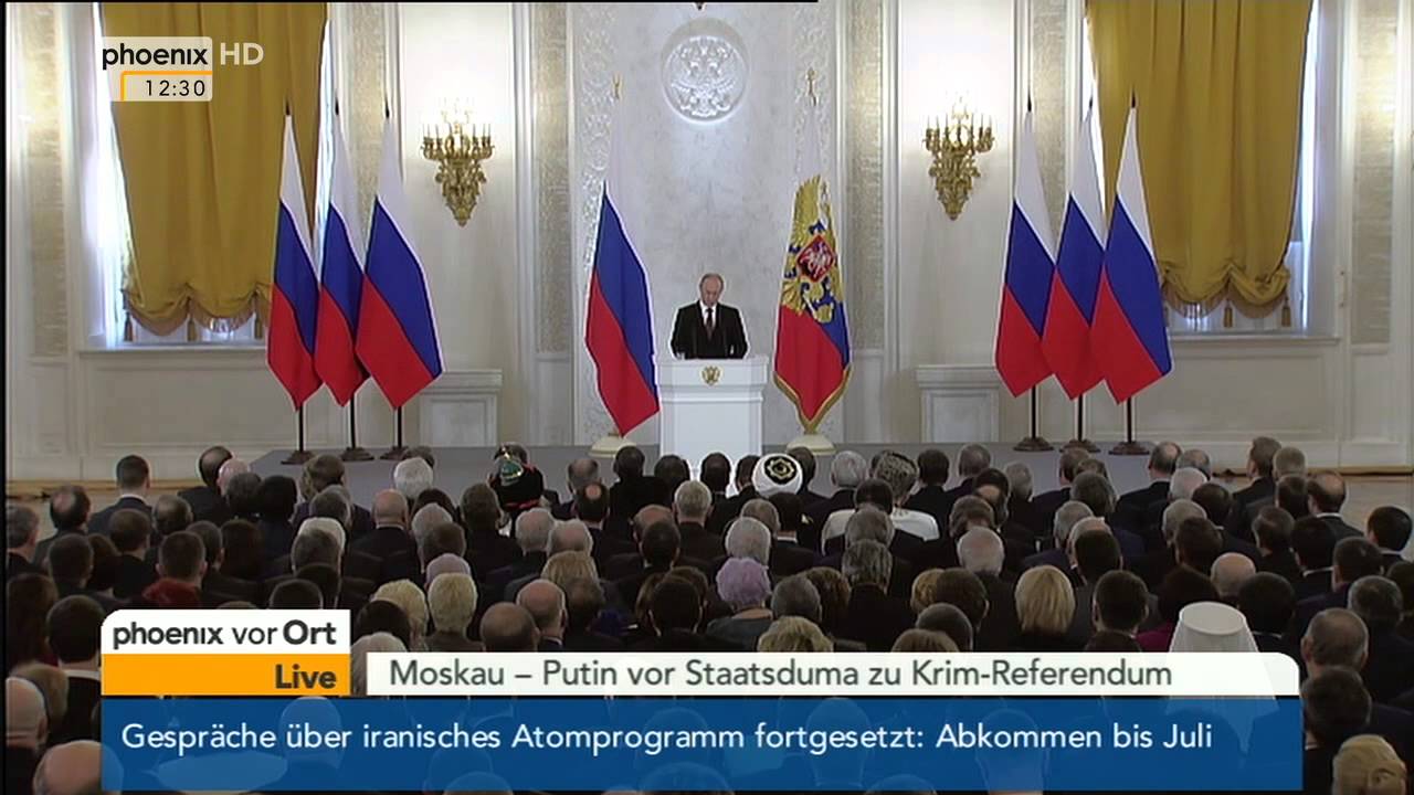 Anschluss der Krim an Russland - Rede von Wladimir Putin am 18.03.2014