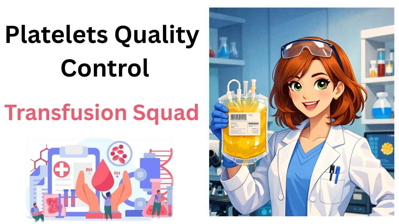 Quality control of buffy coat derived random donor platelet