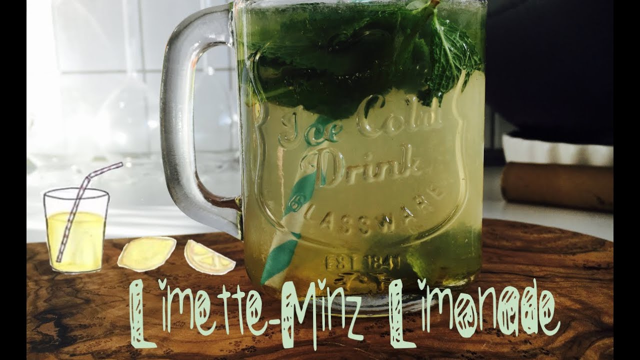 Leckere Limette-Minz Limonade