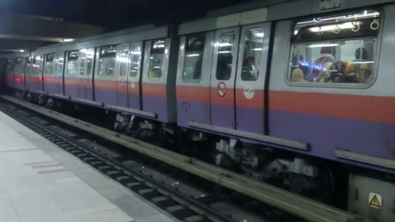 カイロ地下鉄2号線　地下駅発車シーン　東芝GTO-VVVF