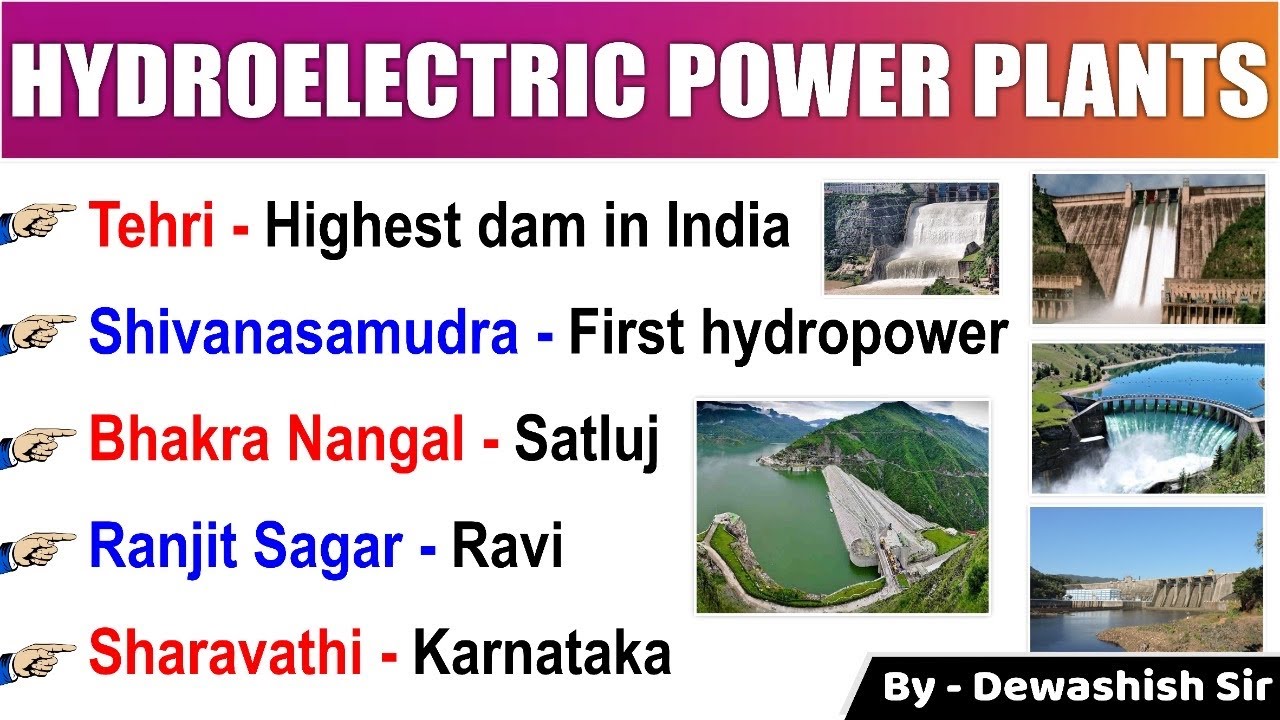 Hydroelectric Project Of India | Indian Geography | Dams 2022 | Dewashish Sir