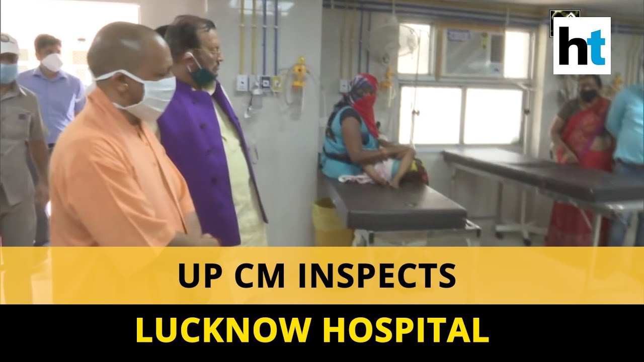 UP CM Yogi Adityanath visits Lucknow hospital, inspects medical arrangements