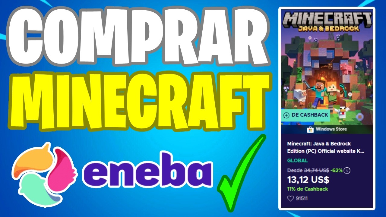 ✅COMO COMPRAR MINECRAFT EN ENEBA 2026👈