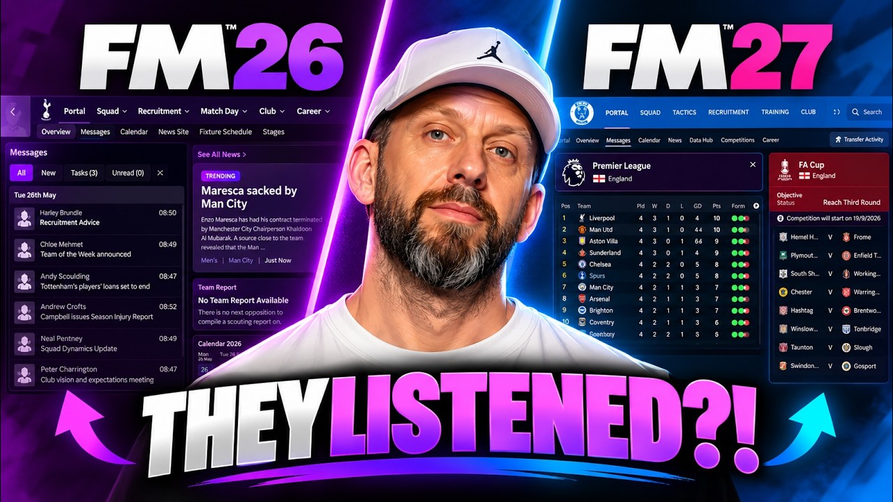 НОВЫЙ интерфейс Football Manager 27 уже здесь&hellip; И он СИЛЬНО изменился