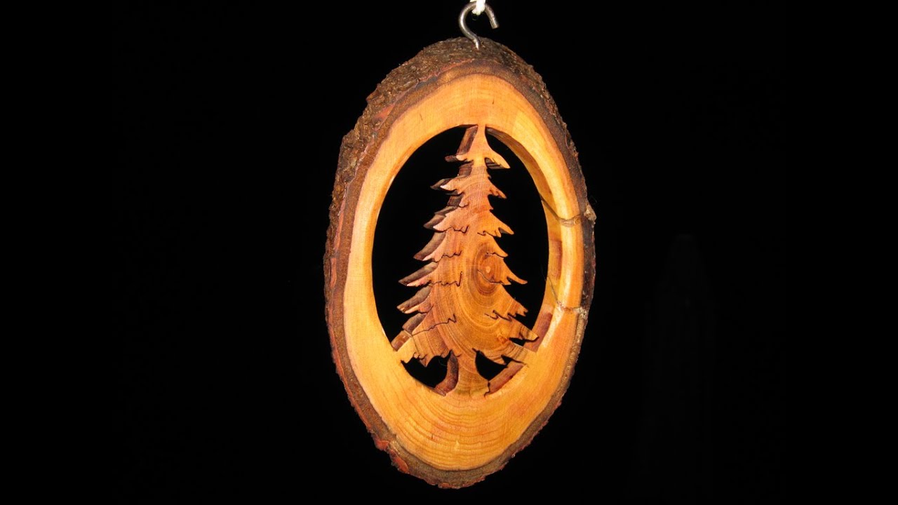 Tree Branch Christmas Ornament - Woodworking // How-To