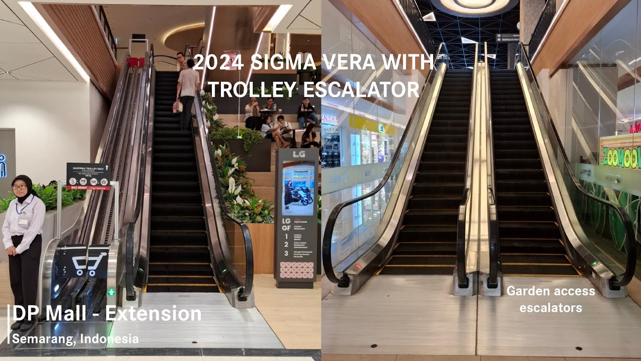 Sigma Vera Escalators with Trolley Escalators at DP Mall Extension, Semarang