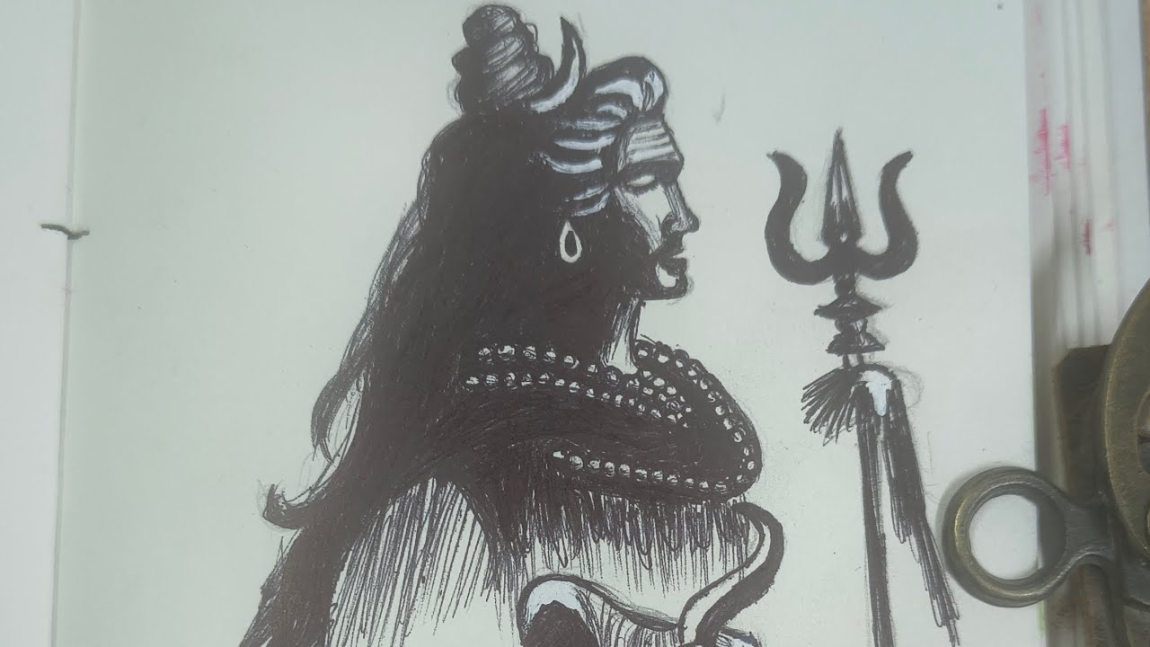 Day 5... •7 days • 7 sketches • Mahadev series till Mahashivratri 🔱 #mahadev #mahakal #art #nandi 