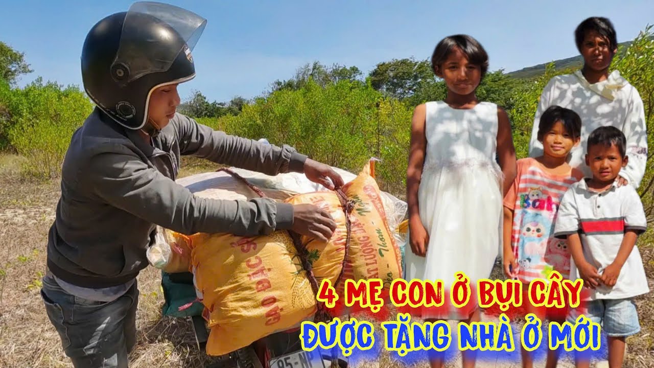 TIN VUI cho bốn mẹ con, ở CĂN CHÒI rách trong BỤI CÂY - tập 1640