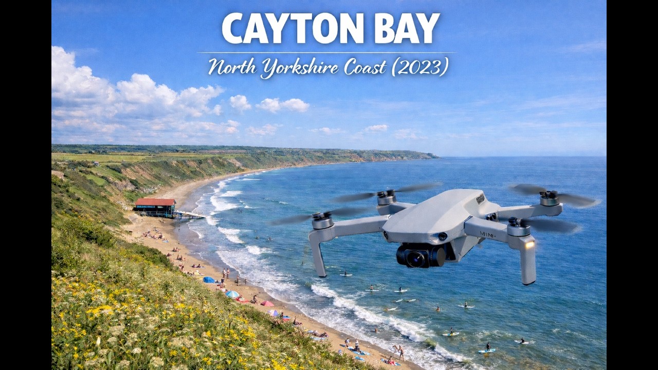 CAYTON BAY, North Yorkshire Coast (2023) #drone #4k #djimini3pro