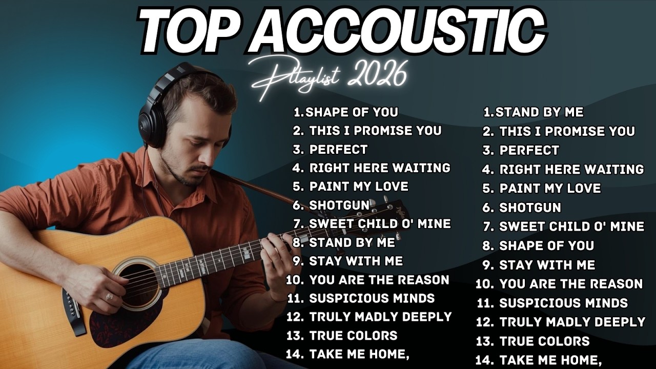 English Love Acoustic Mix 💗🎵 | Chill TikTok Trending Songs 2026 | Study & Relax