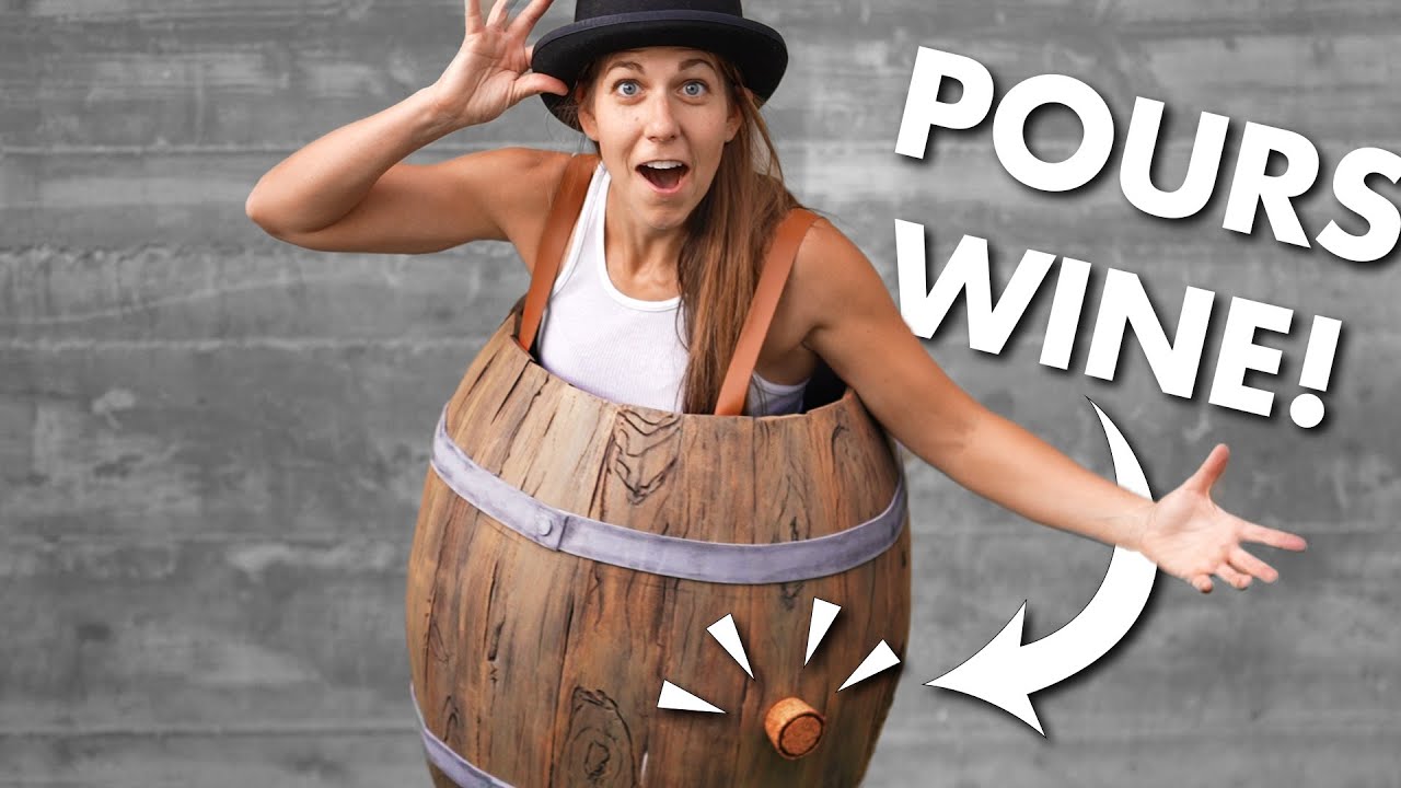 I Make A Wine Barrel Costume THAT WORKS