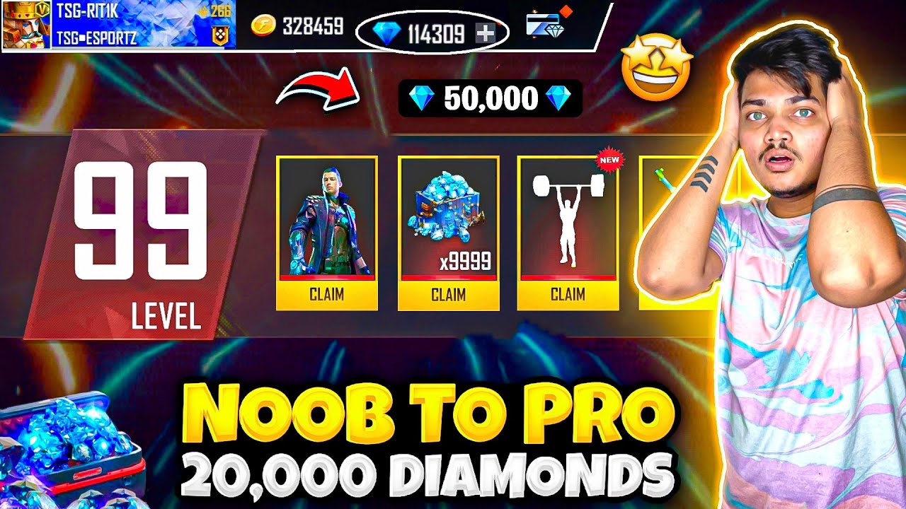 Free Fire I Got All Rare New Bundles In New Event😍 Noob To Pro In 10Mins -Garena Free Fire
