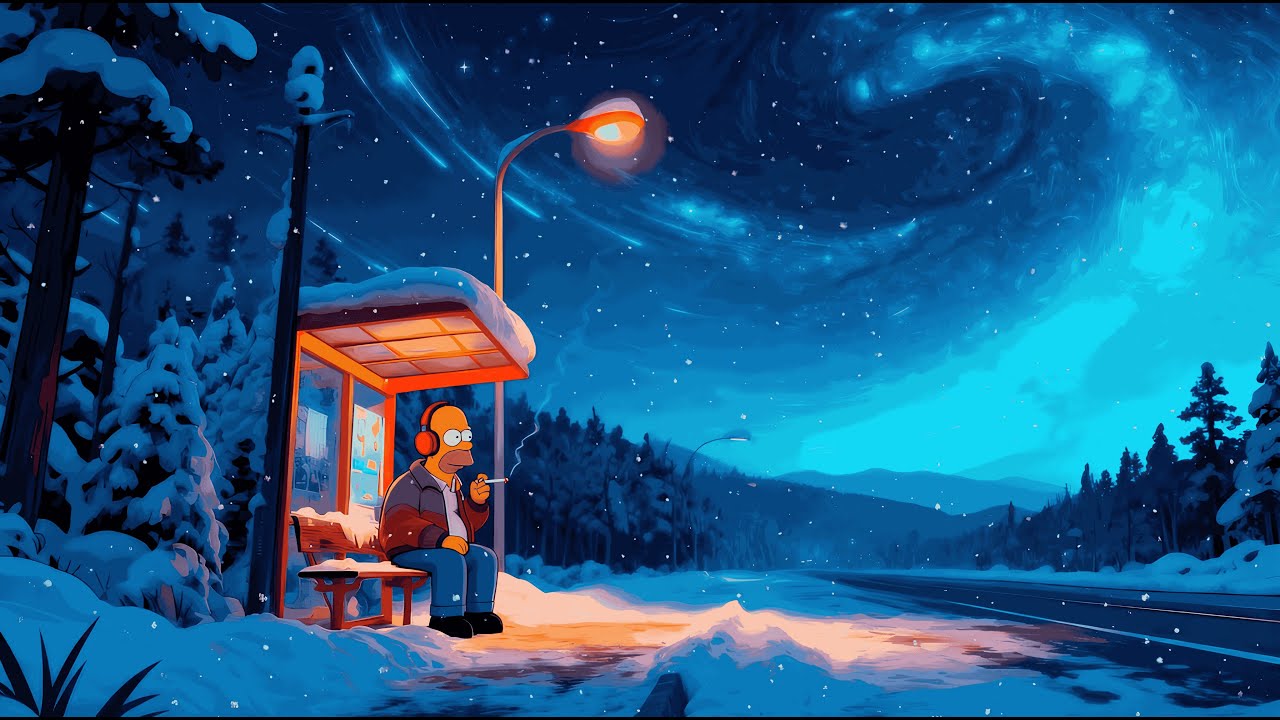 Last Stop at Midnight – Warm LoFi for Cold Evenings & Inner Peace