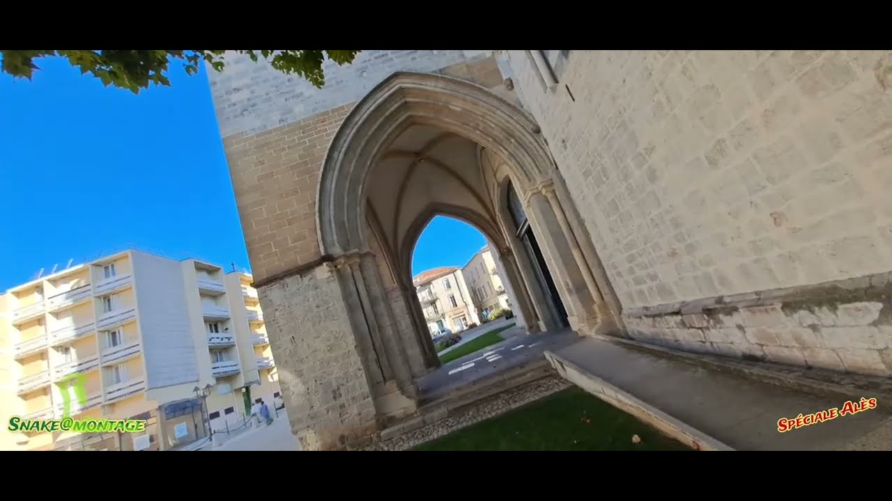 Alès ville. Première partie. Réalisation montage amateur, likez et partagez. Merci