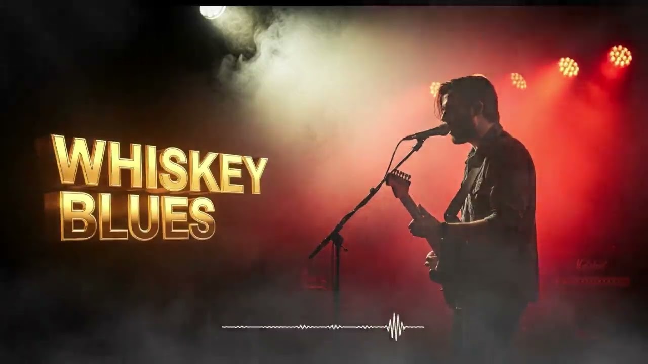 🥃 Lonely Whiskey Blues Night | Slow Guitar in a Smoky Blues Bar