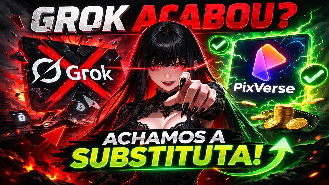 Grok acabou? Descobri uma IA Substituta  e GR&Aacute;TIS !