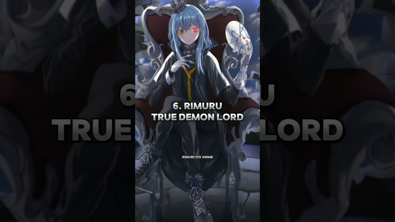 TOP 8 STRONGEST RIMURU FORMS 🛐🛐