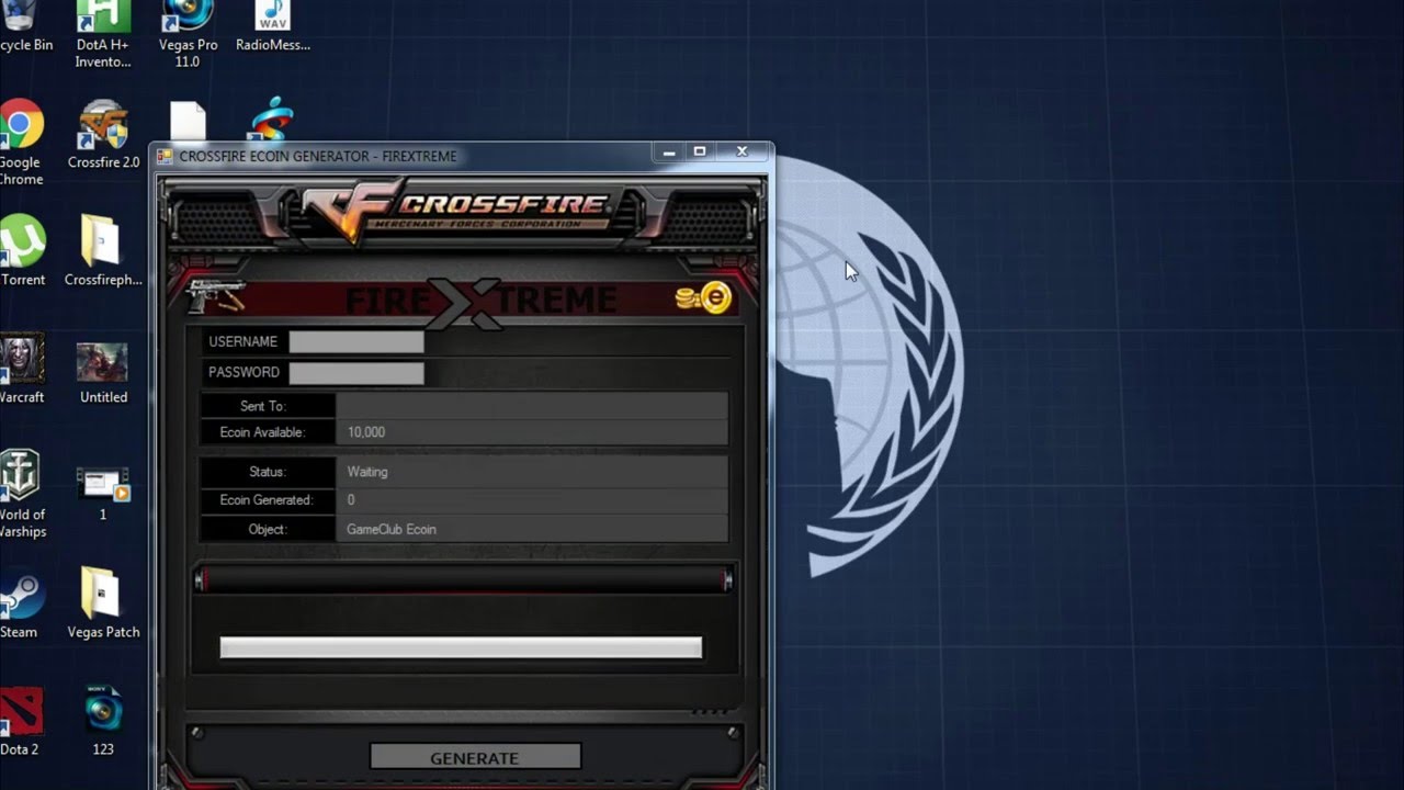 Crossfire 2.0 Ph Ecoin Generator 2016 release (FireXtreme2)