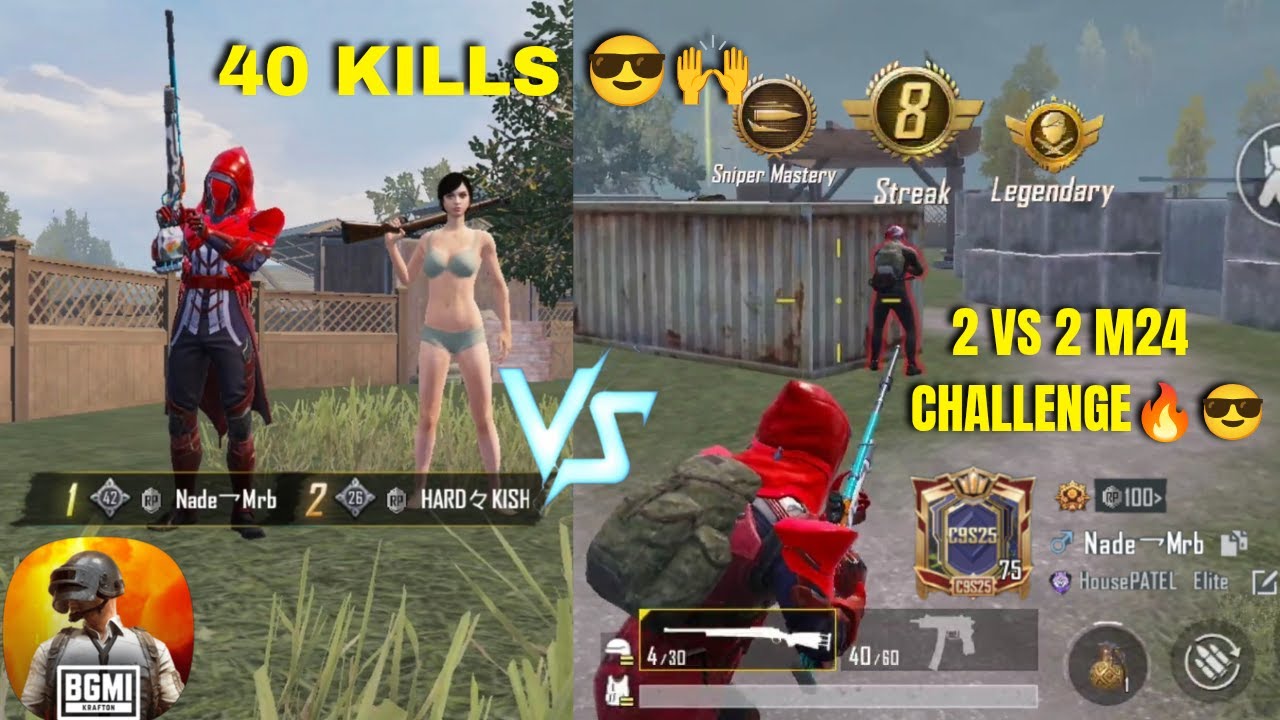 It Was 2v2… But I Fought Alone 😈 | 40 Kills | M24 Gameplay