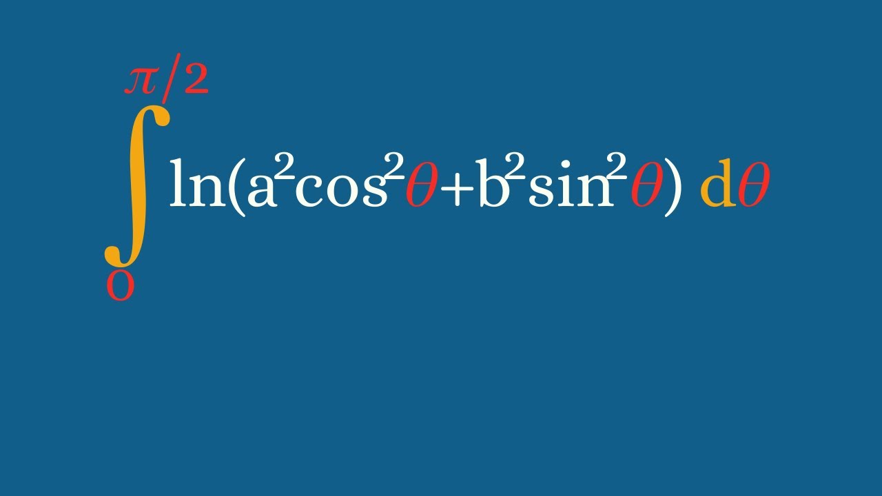 A parametric logarithmic trigonometric integral.