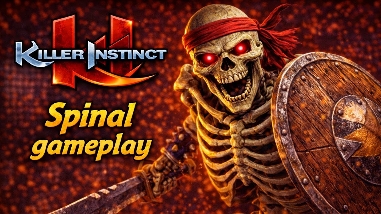 Killer Instict Spinal gameplay (Arcade)