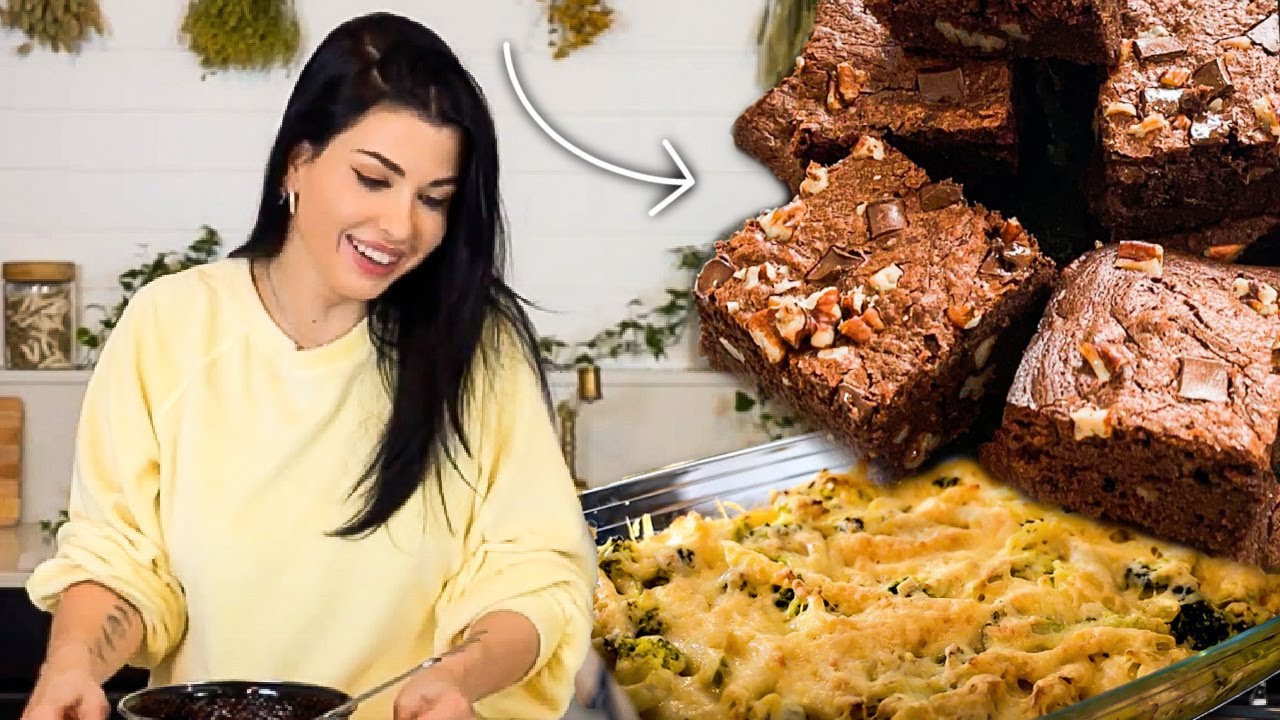 Brownies Fondants aux MAXI Pépites 😱🍫 & Alfredo Pasta ! | Live Cuisine #2 (replay)