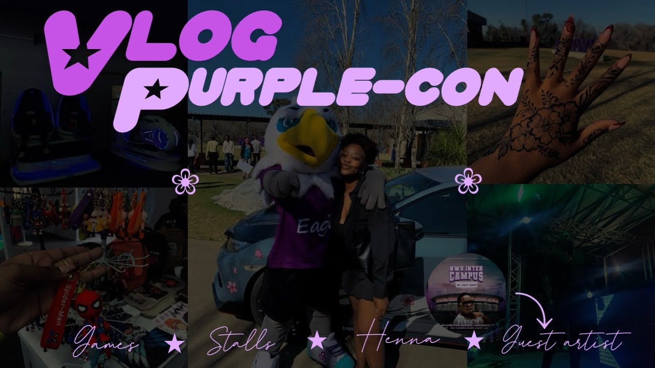 A peek into my Uni Diary: PurpleCon x Inter-campus Edition Ft Blxckie✨