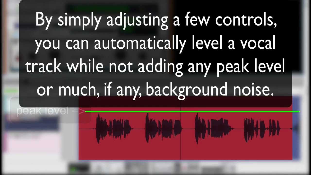 SeligLeveler_Easy Vocal Leveling