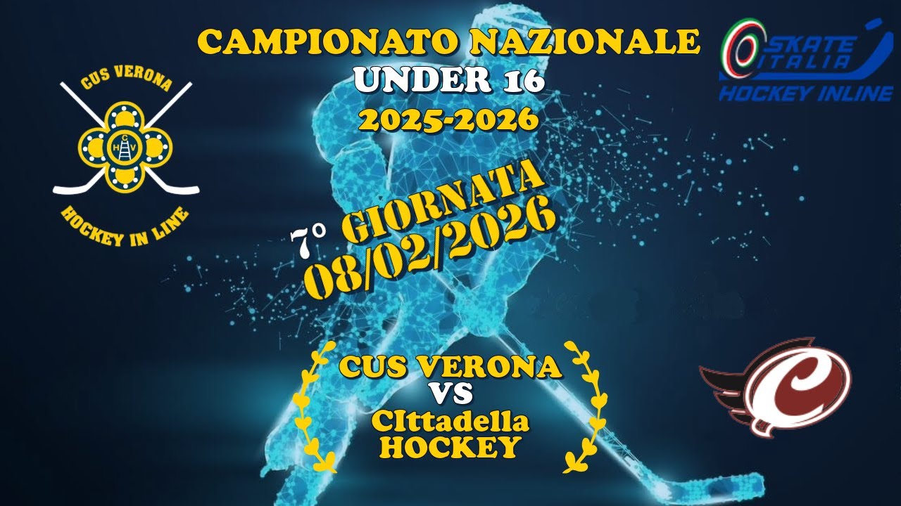 Campionato Nazionale U16 Hockey in line 2025-26 - Gara 7 - CUS Verona VS Cittadella HOCKEY