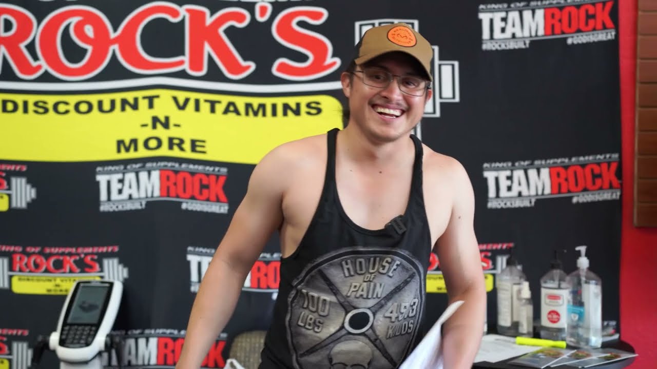 The Big Dog and AlphaMizzle talking supplement at Rock's Discount Vitamins