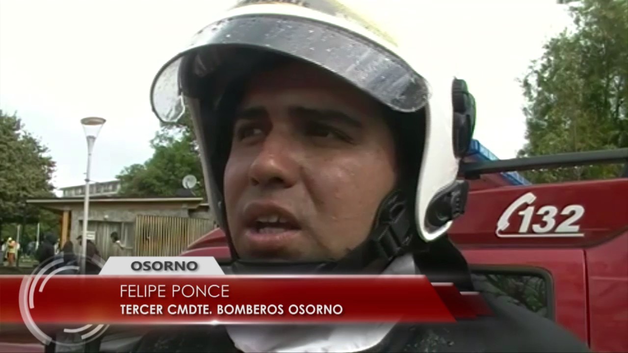 Cadetes del Cuerpo de Bomberos de Osorno, mostraron su preparación