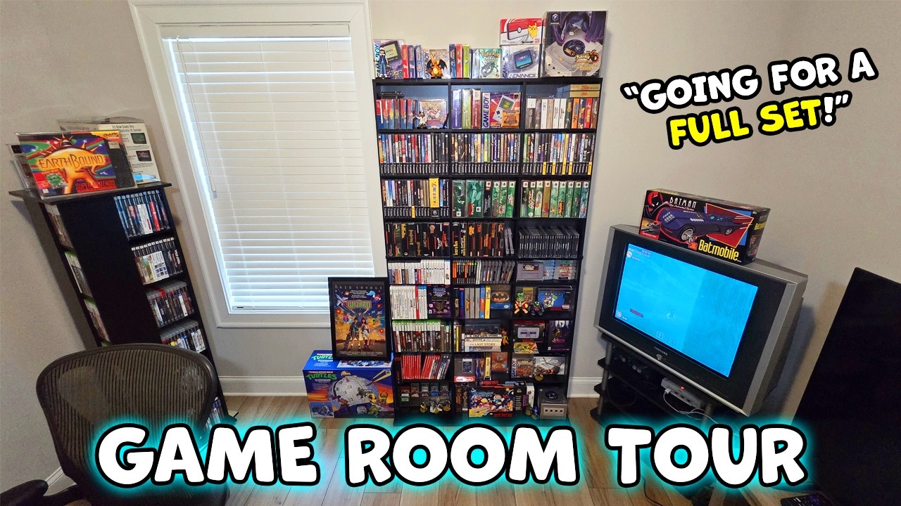 Game Room Tour FULL of Bangers & 2 Almost Complete Sets! | Game Room Tour
