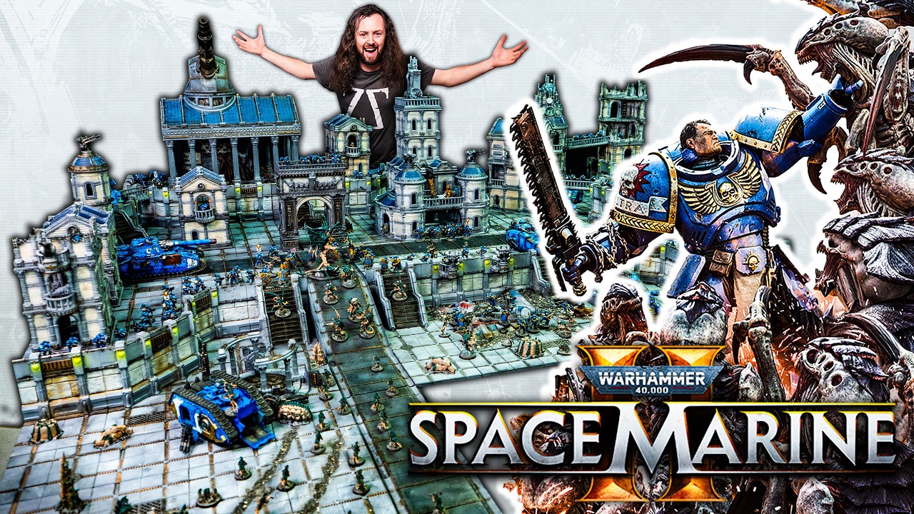 Я играл в Space Marine 2 с НАСТОЯЩИМ WARHAMMER 40k | Отчёт о битве в Space Marine 2