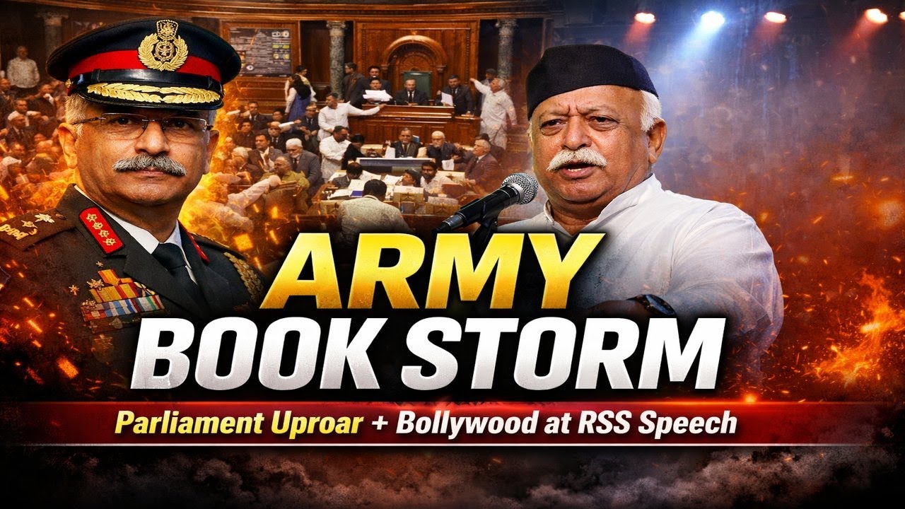 Army Book Uproar & Bollywood at RSS Event
