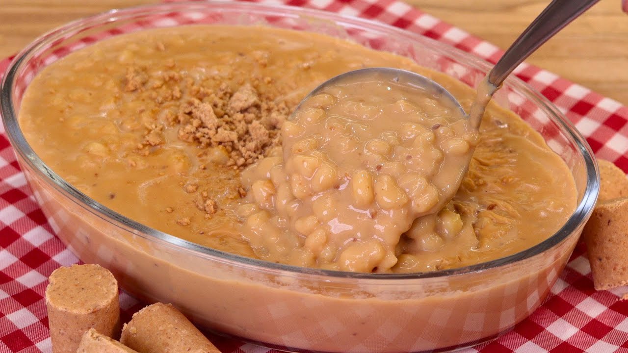 CANJICA CREMOSA DE DOCE DE LEITE COM PA&Ccedil;OCA | CANJICA DE FESTA JUNINA F&Aacute;CIL E DELICIOSA