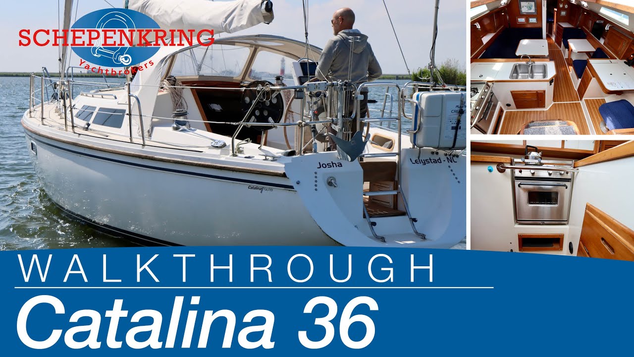 Catalina 36 for sale | Yacht Walkthrough | @ Schepenkring Lelystad | 4K