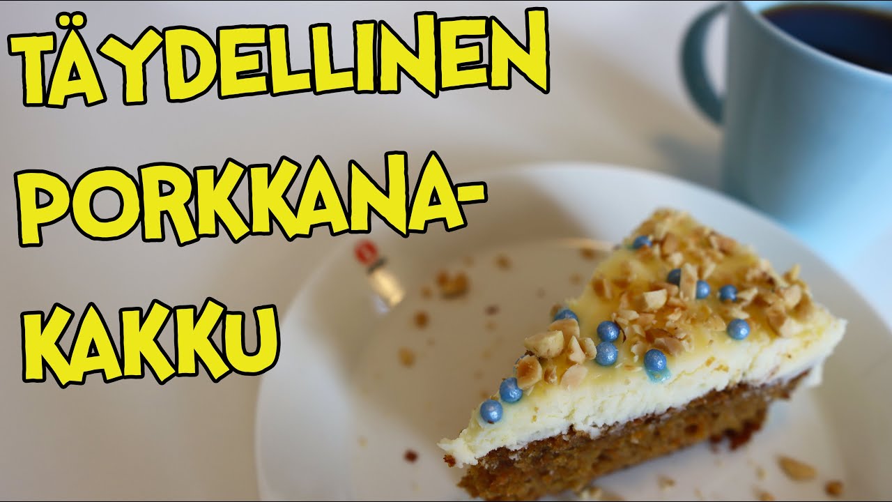 Täydellisen porkkanakakun valmistus! 🍰