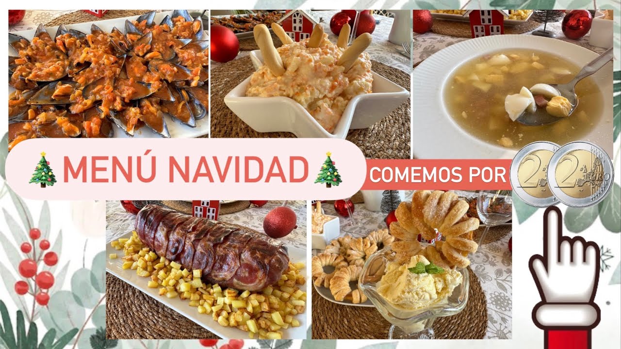🎄Menú de NAVIDAD. Fácil y BARATO. OS ENSEÑO LA COMPRA
