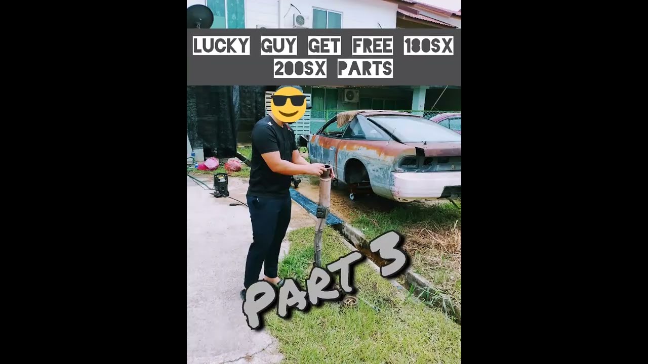Part 3 Junkyard 180sx / 200sx Restoration.( Clearing engine bay + Rust hunting ) and give away parts