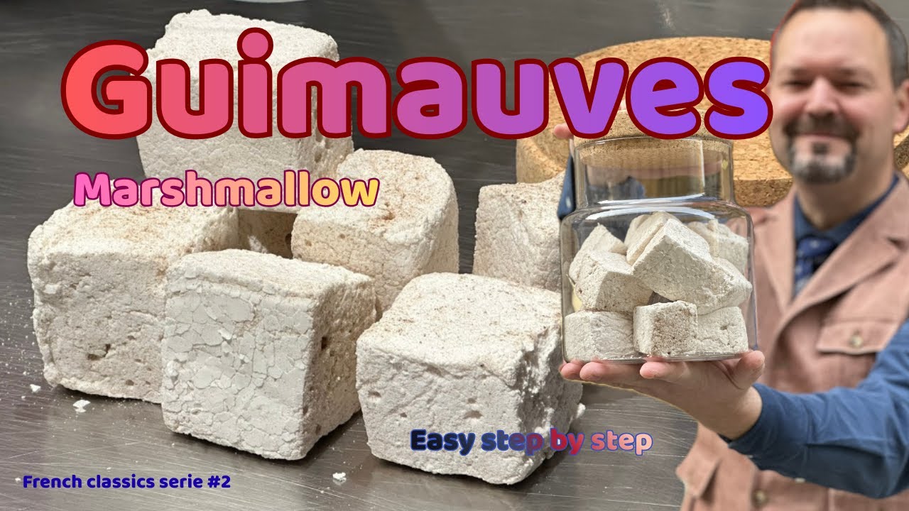 How to Make Fluffy Homemade Marshmallows (Guimauves) - Step by Step