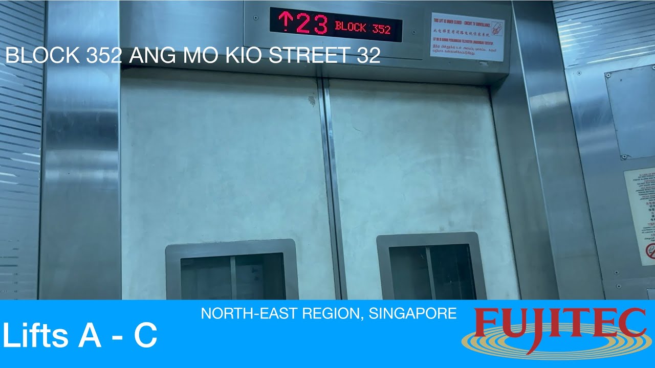 HDB Block 352 Ang Mo Kio || Fujitec Elevator 