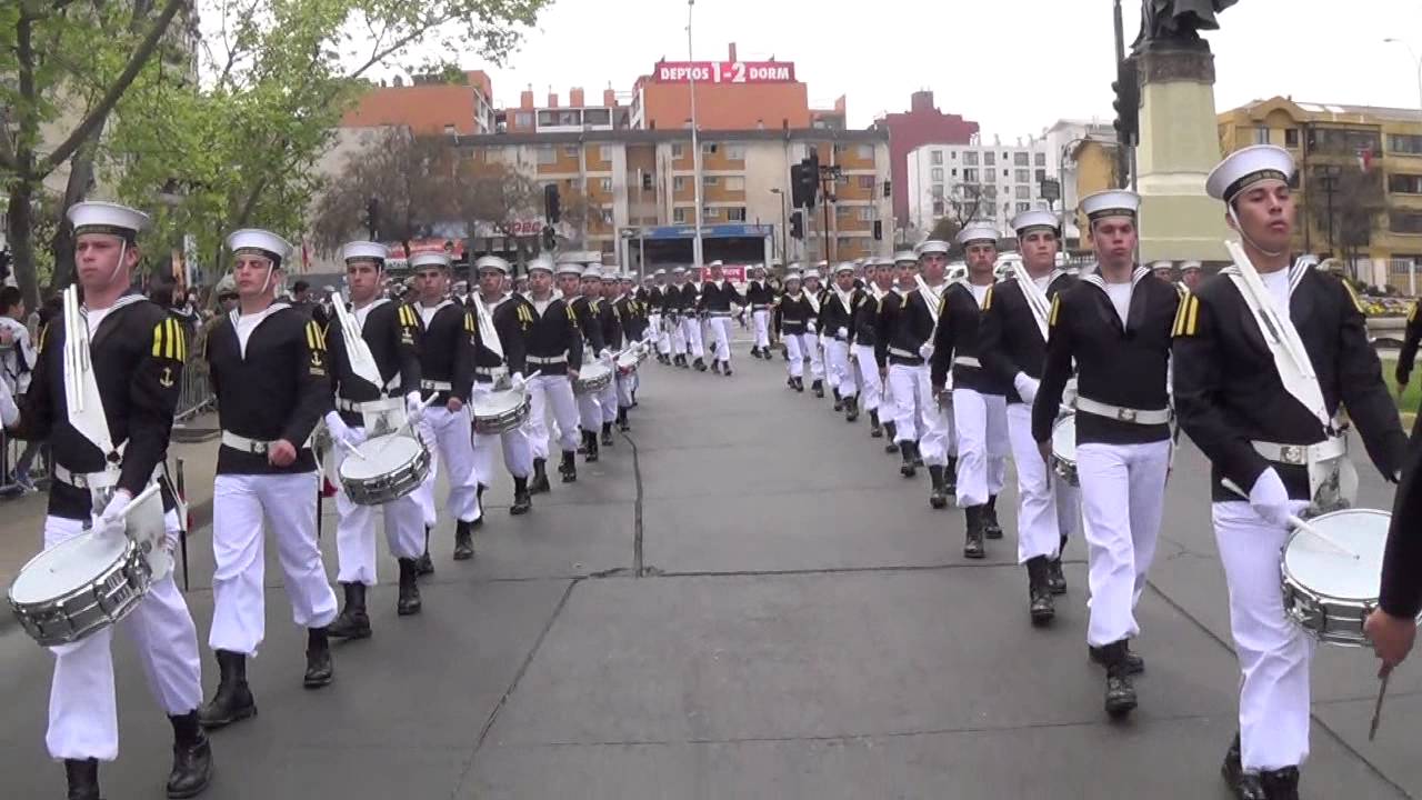 Academia Politécnica Naval, Ingreso y salida del Parque O´Higgins, 19 de septiembre de 2013