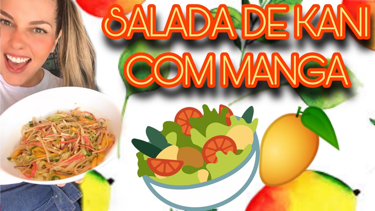 A MELHOR SALADA DE KANI QUE VOCÊ JÁ COMEU NA VIDA! SALADA DE KANI E MANGA