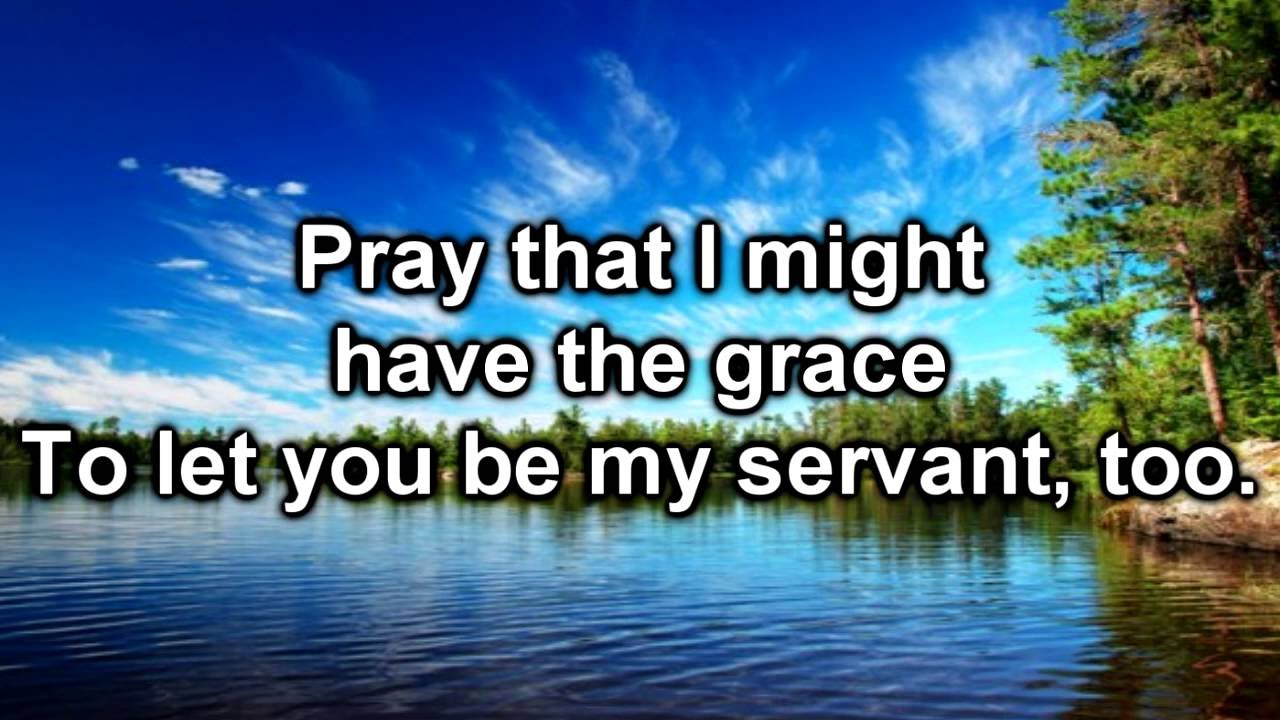 The Servant Song - Sing-along version