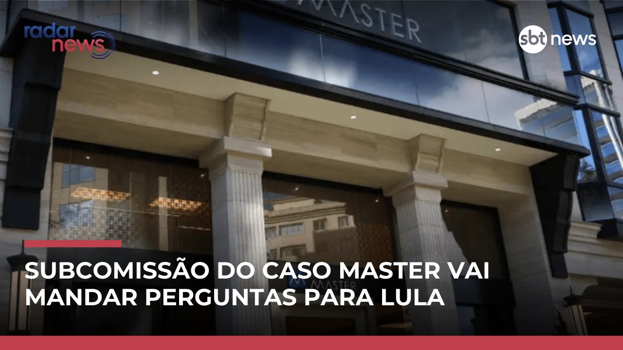 Renan diz que subcomiss&atilde;o do Master vai perguntar a Lula sobre encontro com Vorcaro | #RadarNews