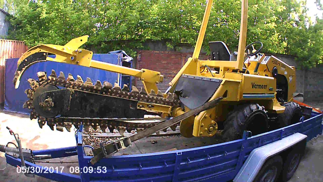 Vermeer V3550a Копка траншеи