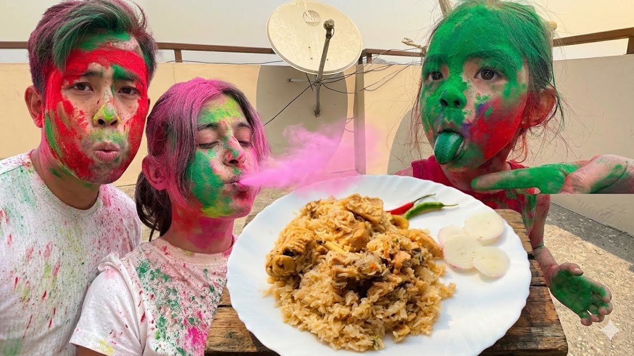 Ultimate Holi 2026 Celebration 😍 Sumi’ye Holi buli ki bonale ? Sumi&Suvi☁️