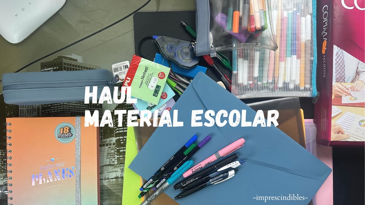 HAUL MATERIAL ESCOLAR 2023-24 📘