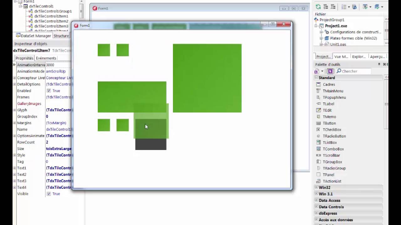 DevExpress VCL Tiles